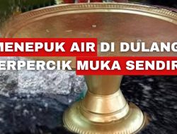 Menepuk Air di Dulang, Terpercik Muka Sendiri