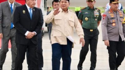 Tiba Dari Mesir Presiden Prabowo Langsung Pimpin Rapat Terbatas