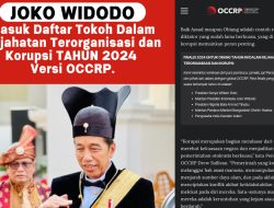 Joko Widodo Masuk Dalam Daftar Tokoh Terkorup Versi OCCRP