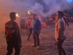 Tim Gabungan TNI-Polri Razia dan Bakar Barak Narkoba di Langkat dan Deli Serdang