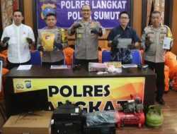 Belum Genap 2 Bulan Polres Langkat Berhasil Ungkap 55 Kasus Kriminal