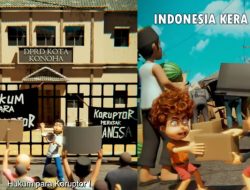 Animator Mantoon Studio Rilis Video Animasi Kehidupan Warga Konoha