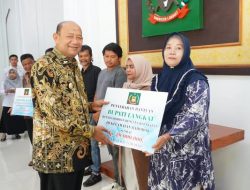 Korban Kebakaran di Bahorok Terima Batuan Dari Pemkab Langkat