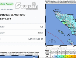 Gempa Mengguncang Blang Pidie, Getarannya Sampai ke Langkat