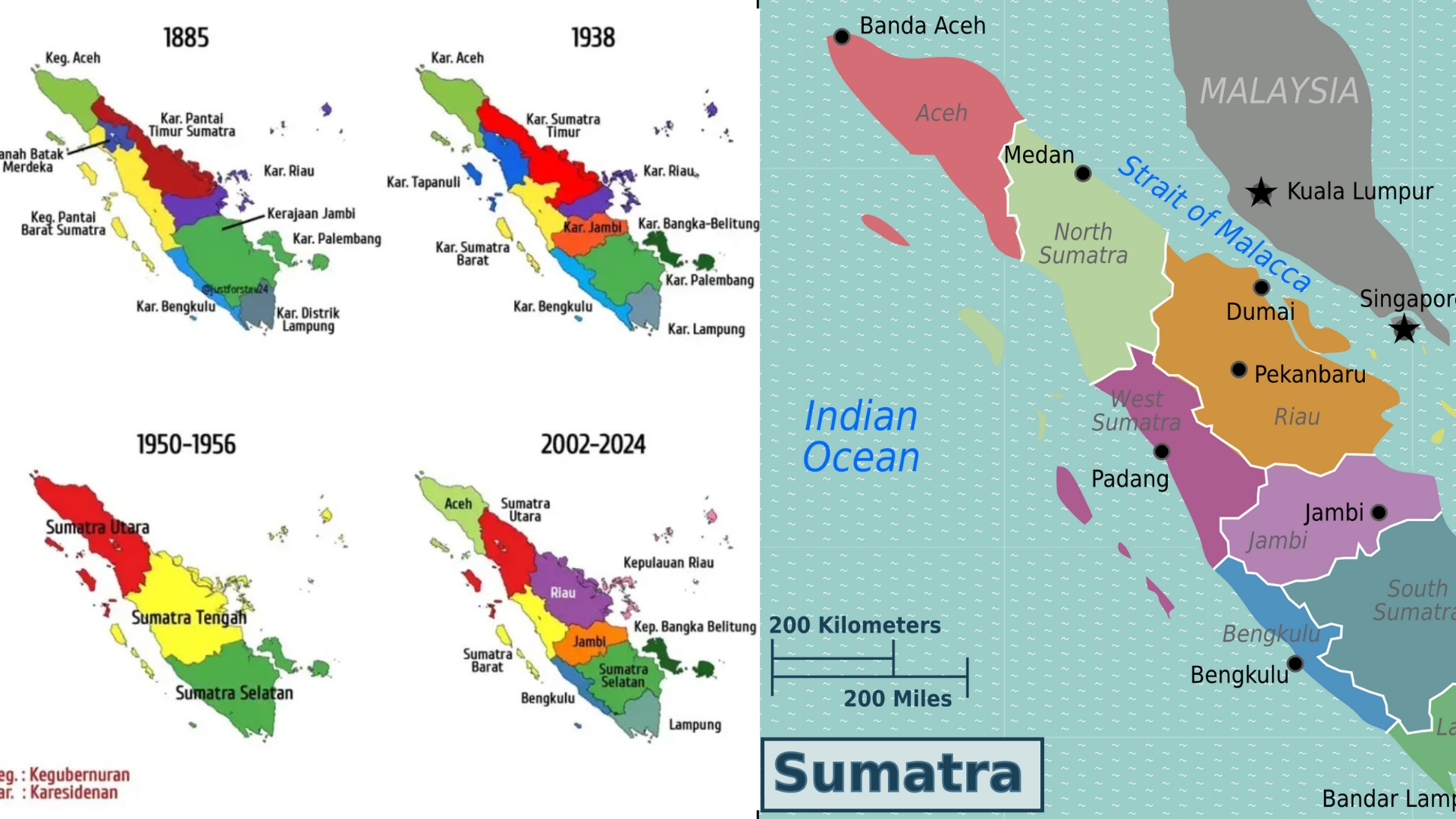 Peta Dinamika Status Administrasi Wilayah Sumatera Utara