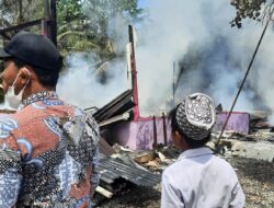Sedang Mengajar, Rumah Seorang Guru di Babalan Ludes Terbakar