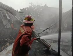 Sehari Dua Kebakaran, Hanguskan Rumah dan Panglong di Binjai