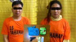 Lepaskan Tembakan Kearah Petugas, Polres Binjai Bekuk Pasutri Bawa 1 Kg Sabu