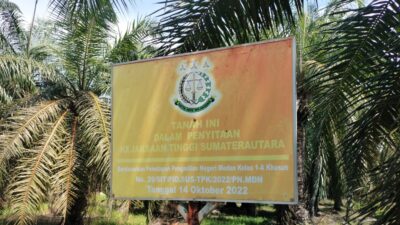 Setelah PT KPU, Netizen : DS Diduga Bekingi Perambah Kawasan SMKGLTL