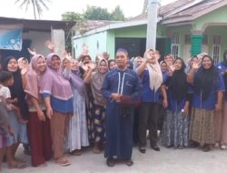 Ricky Anthony Wujudkan Pendirian Tiang Listrik, Warga Stabat Gembira