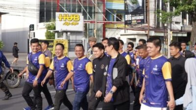 Ricky – Rico Jalan Santai Bersama Seribuan Warga Medan Petisah