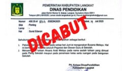 Tuai Kritik dan Penolakan, Disdik Langkat Cabut Aturan Busana Melayu Bagi Siswa di Sekolah
