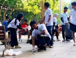 Gen Hijau Gelar Aksi Bersih-Bersih di CFD Stabat