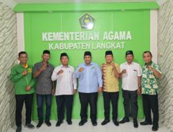 Panpel PD-PKPNU Angkatan II Sowan ke Kakan Kemenang Langkat