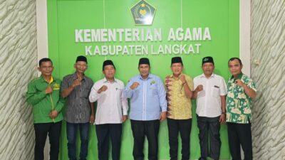 Panpel PD-PKNU Angkatan II Sowan ke Kakan Kemenang Langkat