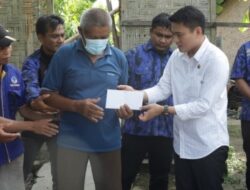 Rumah Ngadirun Terbakar, Ricky Anthony Hadir Bawa Bantuan