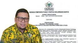 Bahlil Tunjuk Doli Jadi Plt Ketua DPD Golkar Sumut Gantikan Ijeck