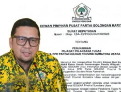 Bahlil Tunjuk Doli Jadi Plt Ketua DPD Golkar Sumut Gantikan Ijeck