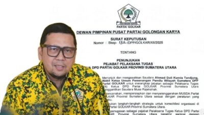 Bahlil Tunjuk Doli Jadi Plt Ketua DPD Golkar Sumut Gantikan Ijeck