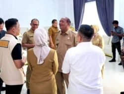 Pemkab Langkat Terima Bantuan Kemanusiaan Korban Banjir dari Kota Palembang