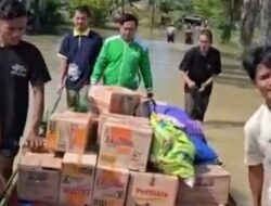 Rinaldi Gunawan Kader PPP Langkat Salurkan Bantuan Kepada Warga Terdampak Banjir di Hinai