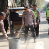 Sesuai Arahan Presiden RI, Polres Langkat Laksanakan Kerja Bakti Bersihkan Lingkungan