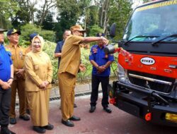 Tepati Janji, Bupati Langkat Serahkan Mobil Damkar untuk Kecamatan Bahorok