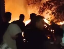 Satu Unit Rumah Panggung Ludes Terbakar, Arus Listrik Diduga Jadi Penyebab