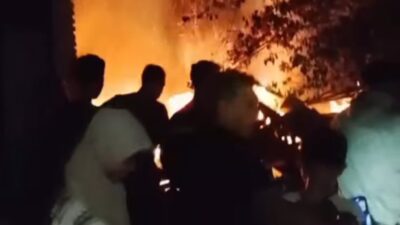 Satu Unit Rumah Panggung Ludes Terbakar, Arus Listrik Diduga Jadi Penyebab