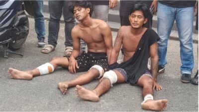 Sempat Melawan dan Kabur, Dua Begal Pelajar Binjai Dilumpuhkan Polisi