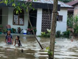 Diguyur Hujan Deras, Pemukiman Warga Desa Pantai Gemi Kebanjiran