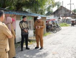 Ricky Anthony Boyong OPD Tinjau Jalan Provinsi di Pangkalan Susu