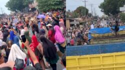 Tak Kunjung Dapat Kepastian Bantuan, Ribuan Korban Banjir Blokade Jalinsum Aceh–Medan