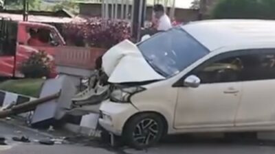 Kecelakaan di Simpang Maut Stabat, Diduga Kurang Konsentrasi Avanza Tabrak Pejalan Kaki