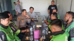 Kapolres Langkat Ajak Pengemudi Ojek Online Aktif Jaga Kamtibmas Jelang HUT RI