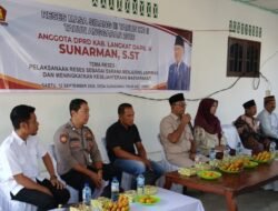 Reses di Hinai, Sunarman Tampung Aspirasi Warga Suka Damai Timur