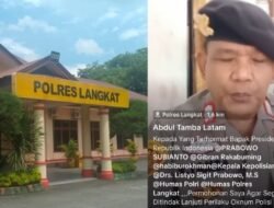 Video Setoran Bandar Sabu Viral, Kasat Narkoba Langkat Angkat Bicara