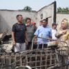 Plt Bupati Langkat Tiorita Kunjungi Korban Kebakaran di Salapian, Salurkan Bantuan