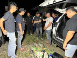 Kejar- kejaran di Langkat, Satresnarkoba Poltabes Medan Gagalkan Pengirim Sabu 24 Kg ke Palembang